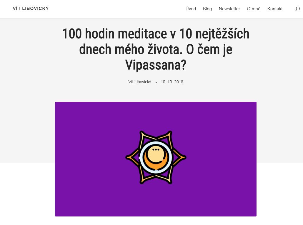 Vít Libovický vipassana